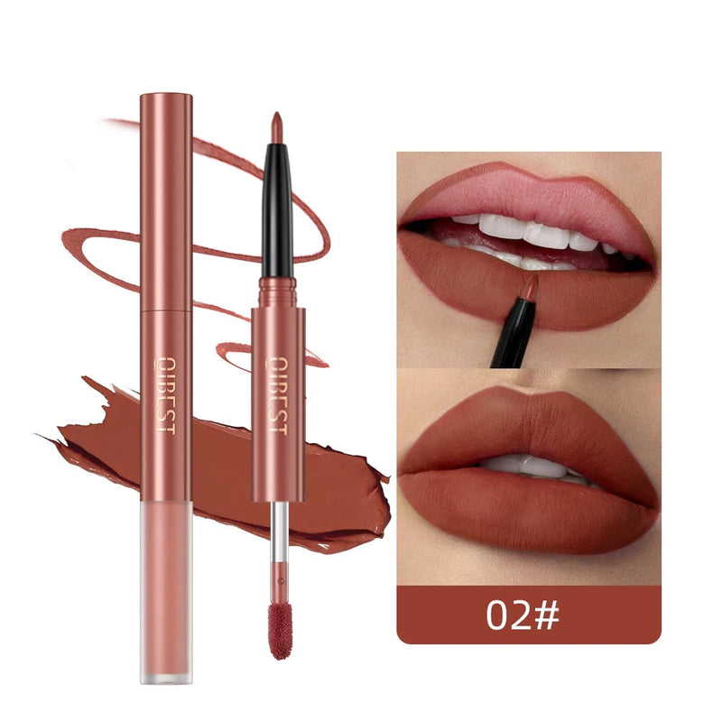 Batom 2 em 1  Lápis lábial + Gloss - Head Lipliner