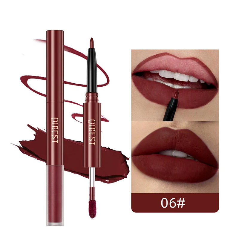 Batom 2 em 1  Lápis lábial + Gloss - Head Lipliner